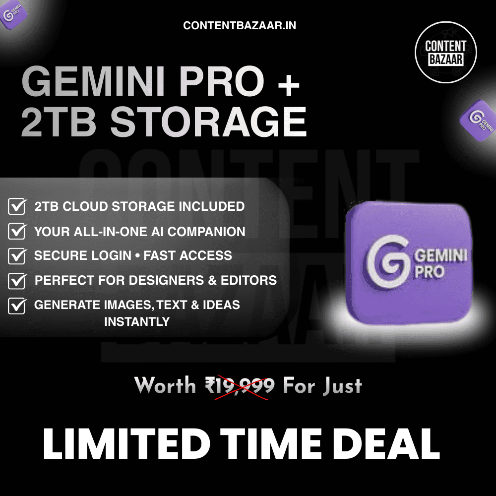 Gemini Pro + 2TB Storage